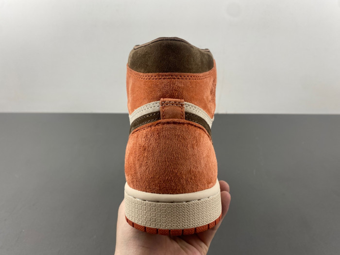 air jordan 1 retro high og wmns "dusted clay" fq2941-200