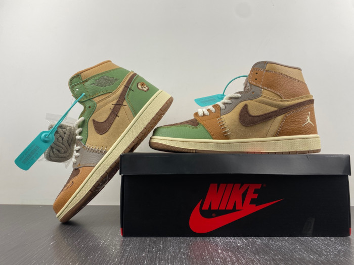 zion williamson x air jordan 1 high top dz7292-101