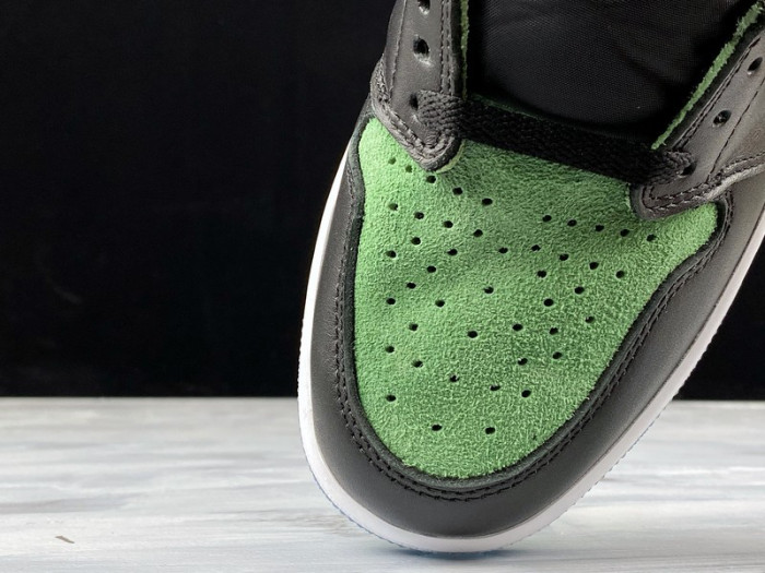jordan 1 retro high zoom black green - ck6637-002