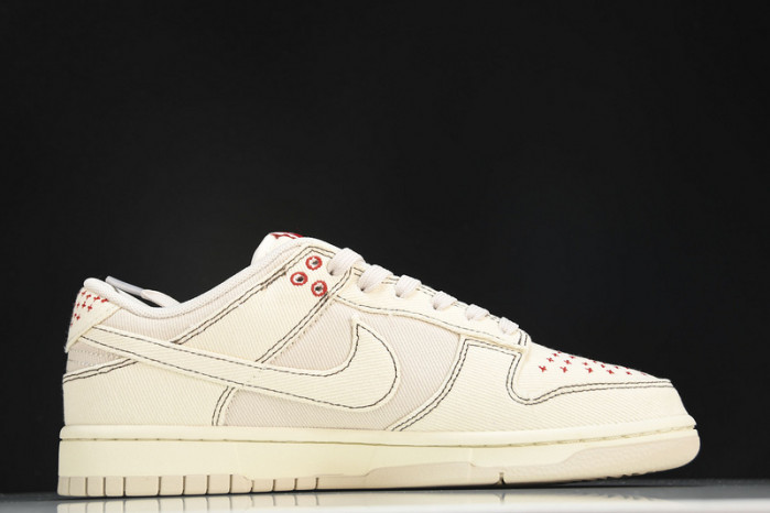 dunk low light orewood brown sashiko dv0834-100
