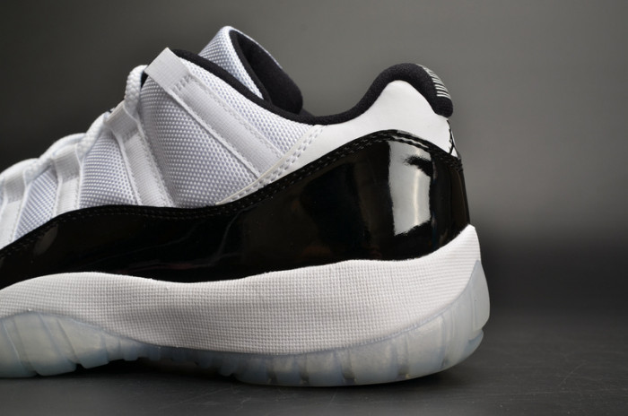 air jordan 11 retro lof "concord" black/ white mens 528895-153